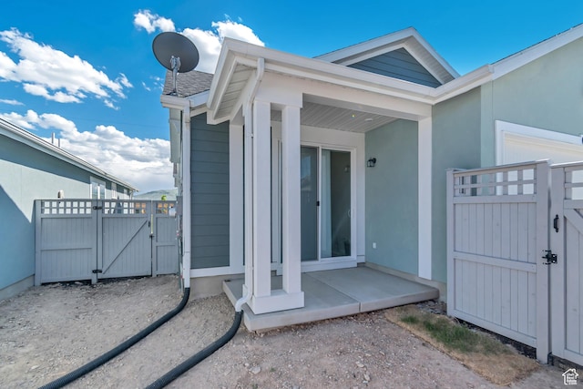 6078 W 11800 S Unit 490, South Jordan, UT 84009 - doorway to property with a gate