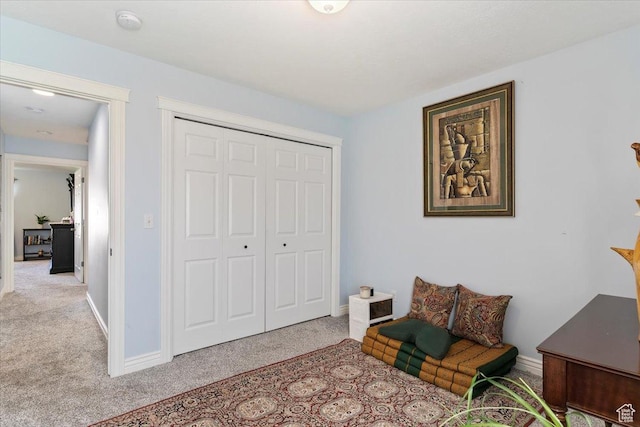 286 W 1875 N, North Ogden, UT 84414 - living area featuring carpet flooring and baseboards