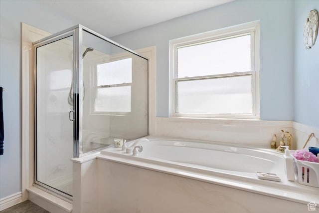 286 W 1875 N, North Ogden, UT 84414 - full bath with a shower stall and a garden tub