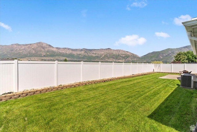286 W 1875 N, North Ogden, UT 84414 - view of yard with a mountain view and cooling unit