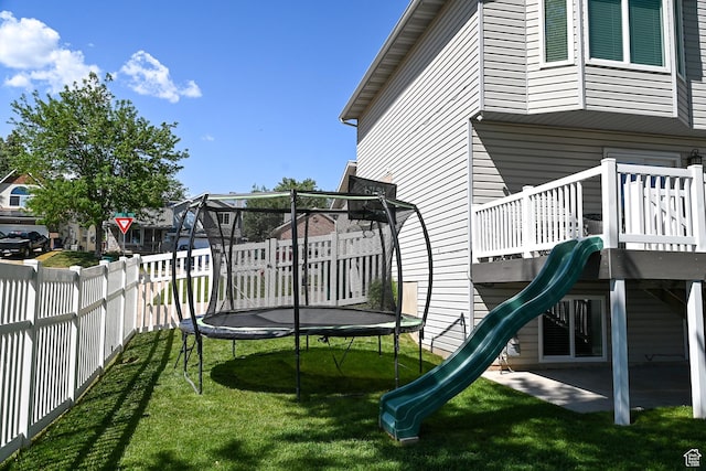 2156 E 3000 N, Layton, UT 84040 - view of play area with a trampoline