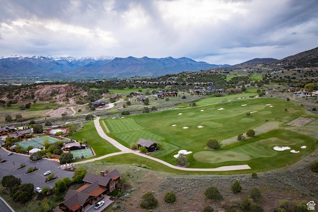 310 Red Ledges Blvd, Heber City, UT 84032 - aerial perspective of suburban area with a mountain backdrop and a golf course