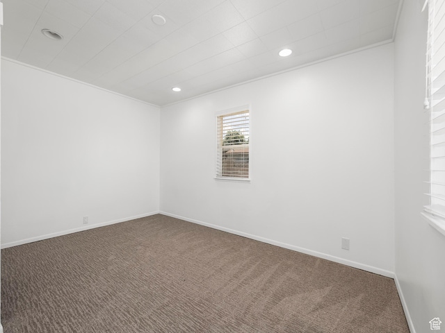 250 N 100 E, Tooele, UT 84074 - carpeted empty room featuring recessed lighting, crown molding, and baseboards