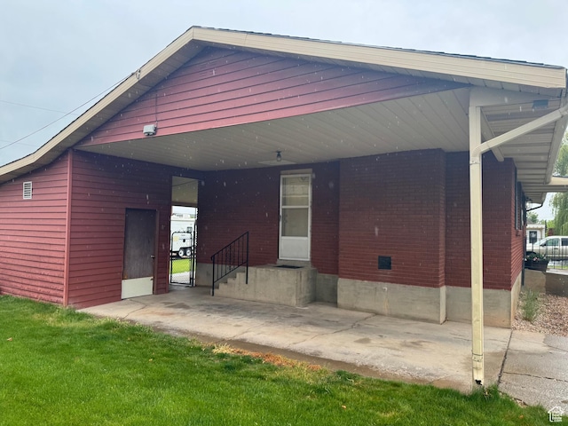 485 N 300 E, Nephi, UT 84648 - back of property with brick siding