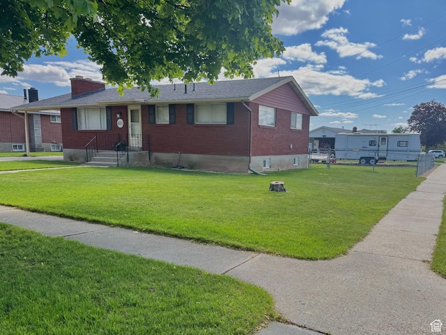 485 N 300 E, Nephi, UT 84648 - single story home featuring brick siding and a chimney