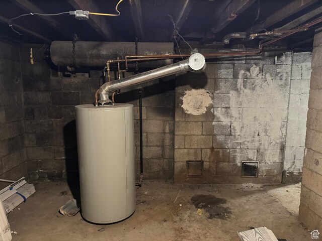 559 E Harmston Ave, Roosevelt, UT 84066 - utility room with water heater