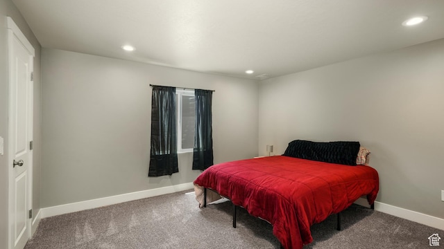 1026 E Searle Ln, Eagle Mountain, UT 84005 - bedroom with recessed lighting, carpet floors, and baseboards