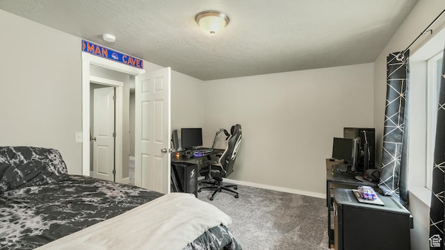 1026 E Searle Ln, Eagle Mountain, UT 84005 - carpeted bedroom with baseboards and an office area