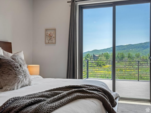 4021 E 4325 N, Eden, UT 84310 - bedroom featuring a mountain view