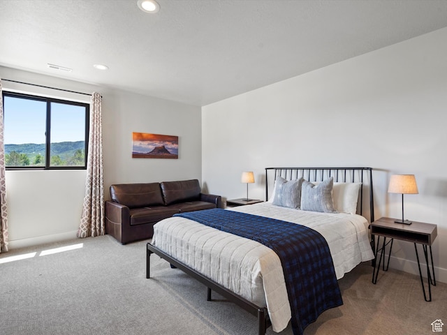 4021 E 4325 N, Eden, UT 84310 - bedroom with carpet, baseboards, and recessed lighting