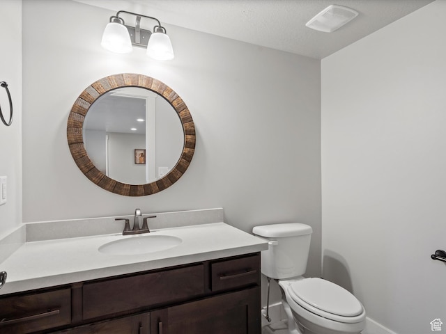 4021 E 4325 N, Eden, UT 84310 - half bath featuring vanity, toilet, and baseboards