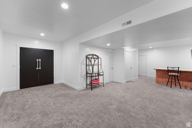 227 E Sandhill Dr, Saratoga Springs, UT 84045 - carpeted foyer entrance with recessed lighting and baseboards
