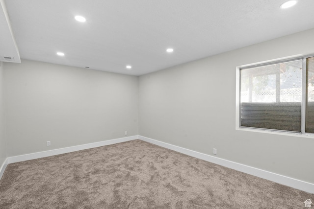 2139 N 300 W, Lehi, UT 84043 - carpeted empty room featuring recessed lighting and baseboards