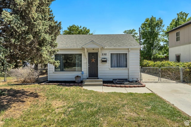 232 E 5900 S, Murray, UT 84107 - bungalow-style house with a gate and a shingled roof