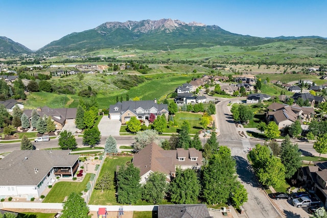 5865 Belmont Dr, Mountain Green, UT 84050 - aerial perspective of suburban area with a mountain backdrop