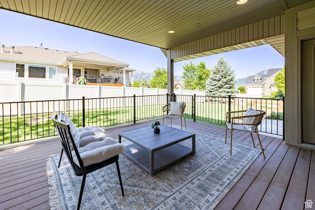 5865 Belmont Dr, Mountain Green, UT 84050 - view of deck