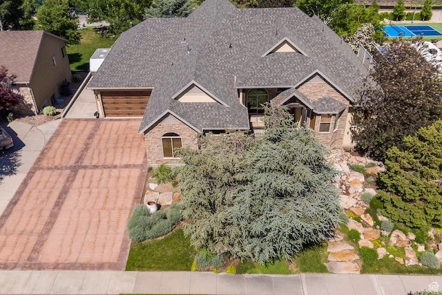 13966 S Arrow Creek Dr E, Draper, UT 84020 - aerial view of property and surrounding area