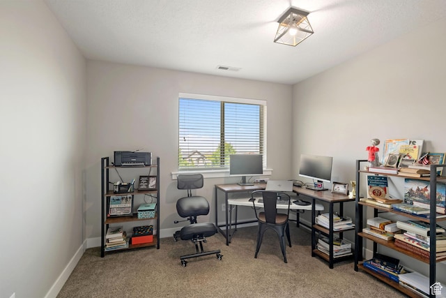 14982 S Aurora Vista Dr W, Herriman, UT 84096 - home office featuring carpet floors and baseboards