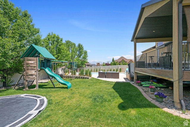 14982 S Aurora Vista Dr W, Herriman, UT 84096 - view of yard with a playground