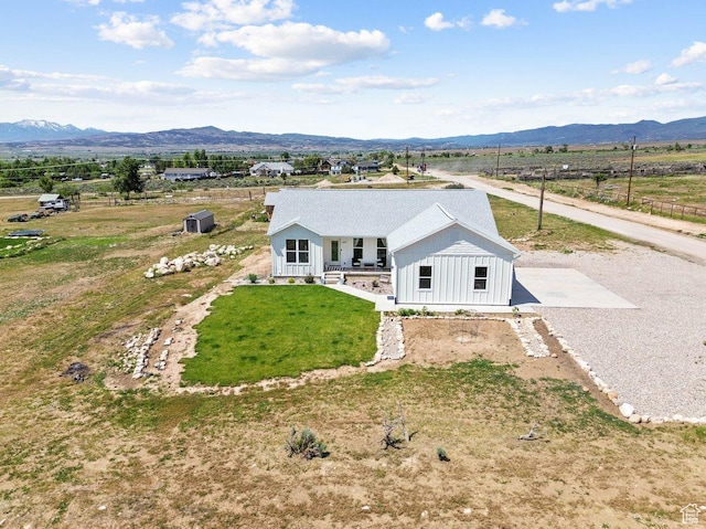 687 E 200 S, Spring City, UT 84662 - aerial view of property and surrounding area featuring a mountainous background