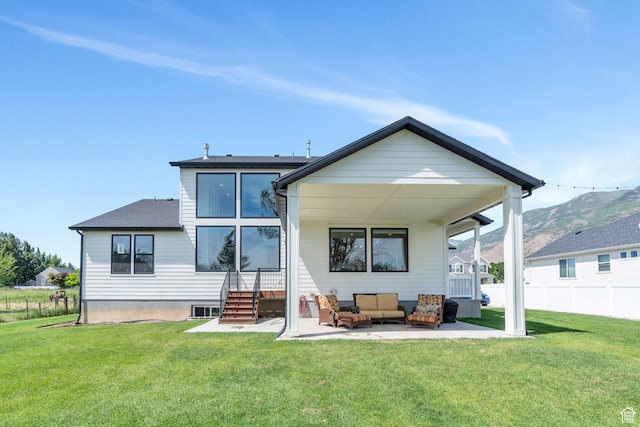 1485 W 1930 N, Pleasant Grove, UT 84062 - back of house with an outdoor living space and a patio