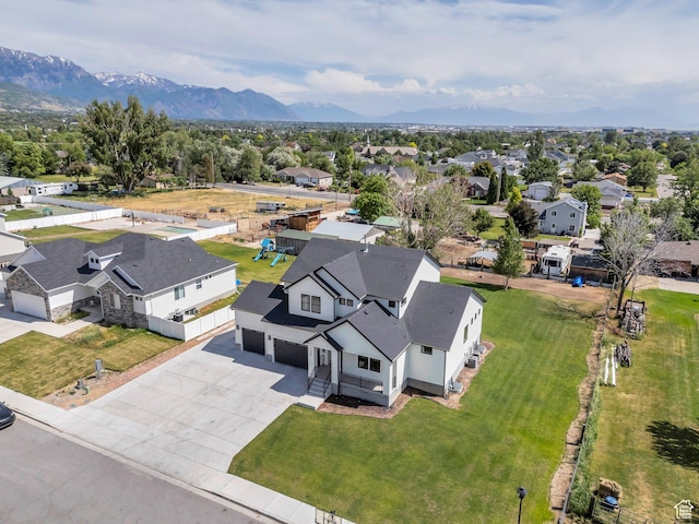 1485 W 1930 N, Pleasant Grove, UT 84062 - aerial perspective of suburban area featuring mountains
