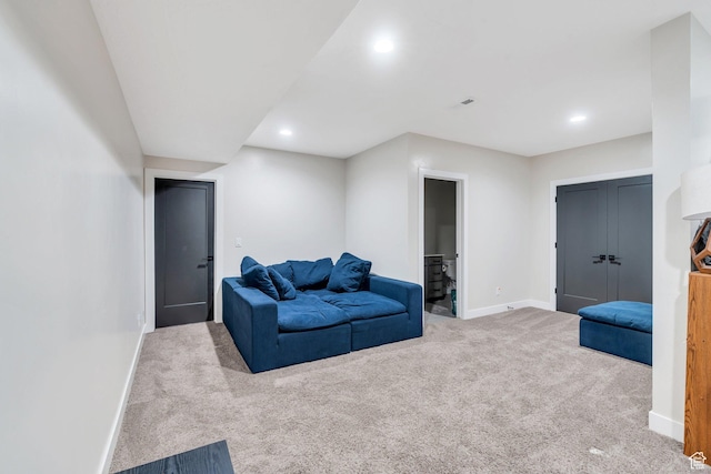 1485 W 1930 N, Pleasant Grove, UT 84062 - carpeted living area with baseboards and recessed lighting