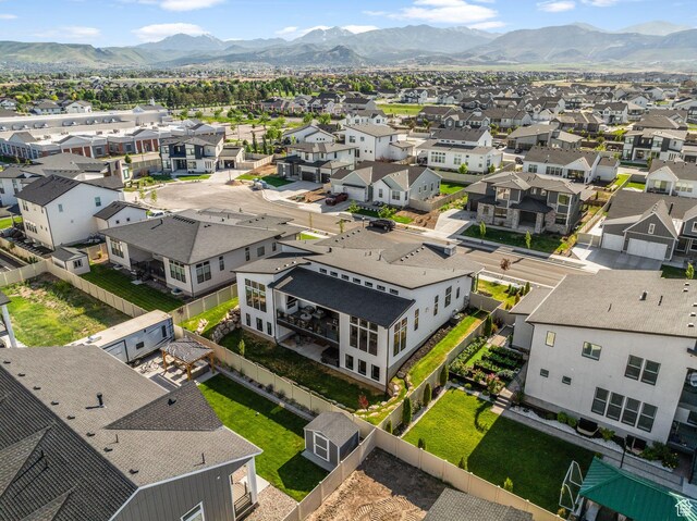 12277 S Emory Peak Cv Unit 404, Herriman, UT 84096 - aerial view of residential area with mountains