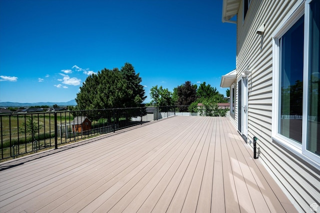 2951 N 1200 E, North Logan, UT 84341 - wooden terrace with a mountain view