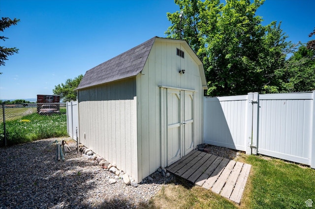2951 N 1200 E, North Logan, UT 84341 - view of shed with a fenced backyard