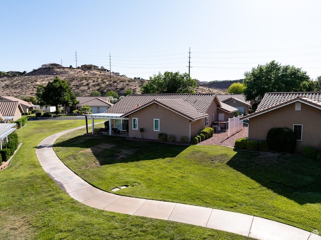 1825 W Mathis Park Pl Unit 13, St George, UT 84770 - view of side of home with stucco siding and a tile roof
