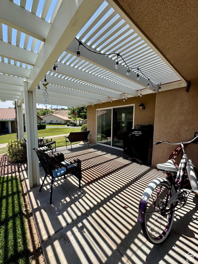 1825 W Mathis Park Pl Unit 13, St George, UT 84770 - view of patio / terrace with a pergola