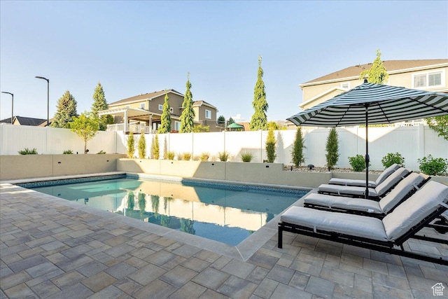 812 N 780 W, American Fork, UT 84003 - view of pool with a fenced backyard, a patio, and a residential view