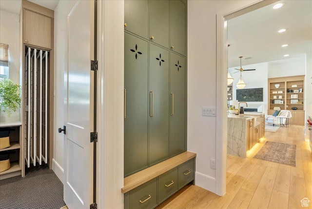 812 N 780 W, American Fork, UT 84003 - mudroom with light wood-style flooring, recessed lighting, plenty of natural light, and baseboards