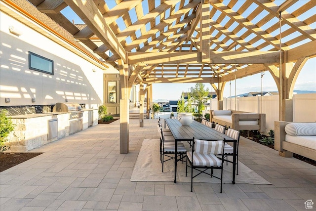 807 N 780 W, American Fork, UT 84003 - view of patio with a pergola and outdoor dining space