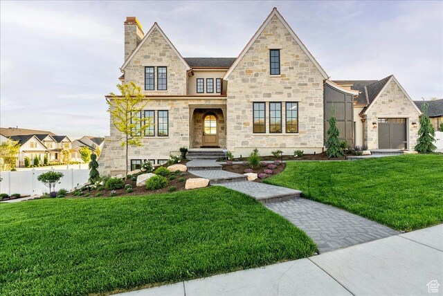 807 N 780 W, American Fork, UT 84003 - view of front facade featuring stone siding and a chimney