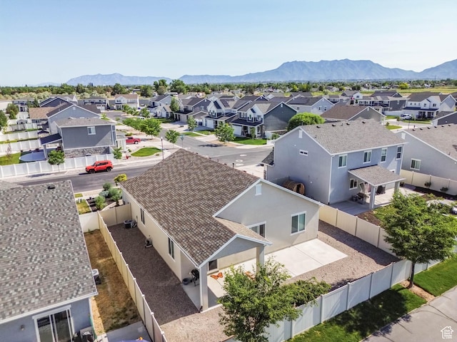 1165 W Silver Hollow Rd, Syracuse, UT 84075 - aerial view of residential area featuring a mountain backdrop