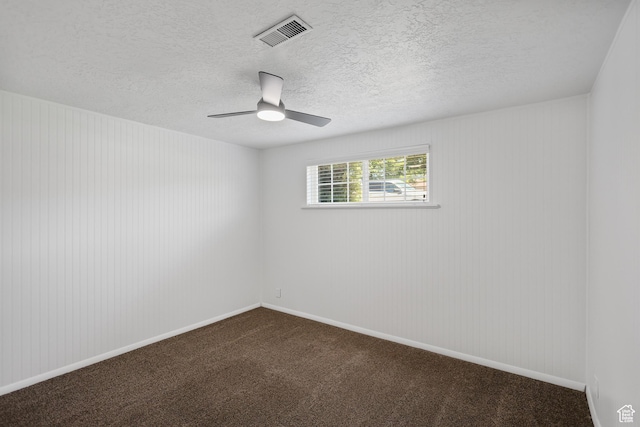 533 N 700 E, Orem, UT 84097 - unfurnished room featuring dark carpet, a ceiling fan, and a textured ceiling