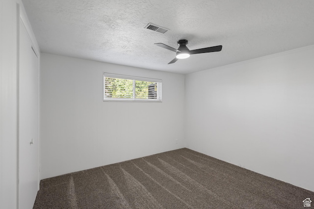 533 N 700 E, Orem, UT 84097 - empty room featuring carpet, a textured ceiling, and ceiling fan