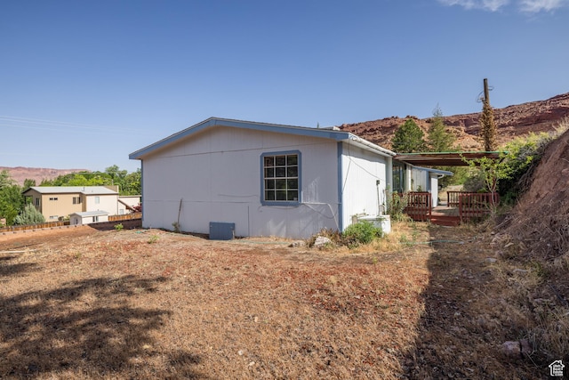 454 E 100 N, Moab, UT 84532 - view of side of home with a wooden deck