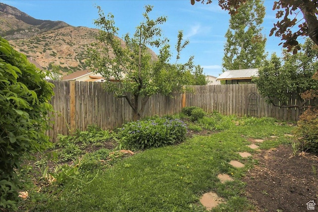 1422 N Fowler Ave E, Ogden, UT 84404 - fenced backyard with a mountain view