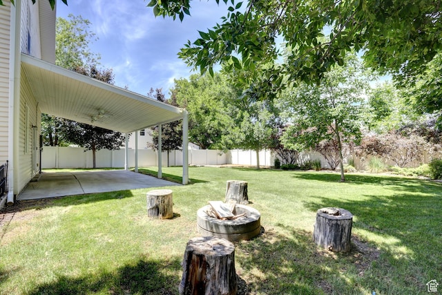 247 E 700 N, Spanish Fork, UT 84660 - view of yard featuring a patio area