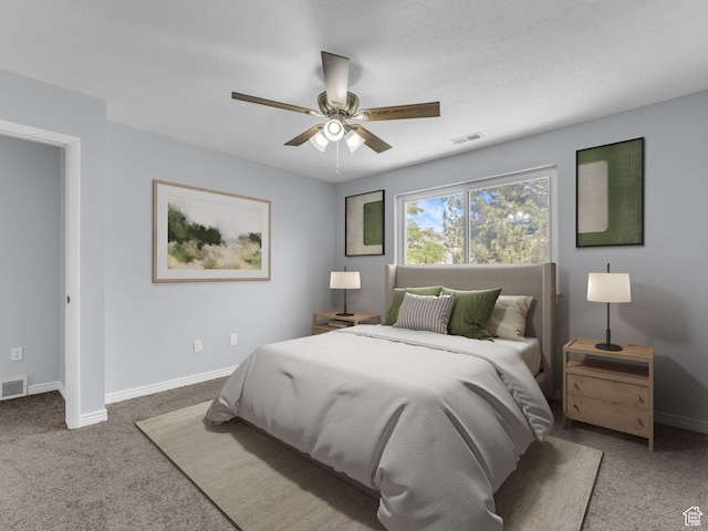 8335 S 1050 E, Sandy, UT 84094 - carpeted bedroom featuring baseboards and ceiling fan