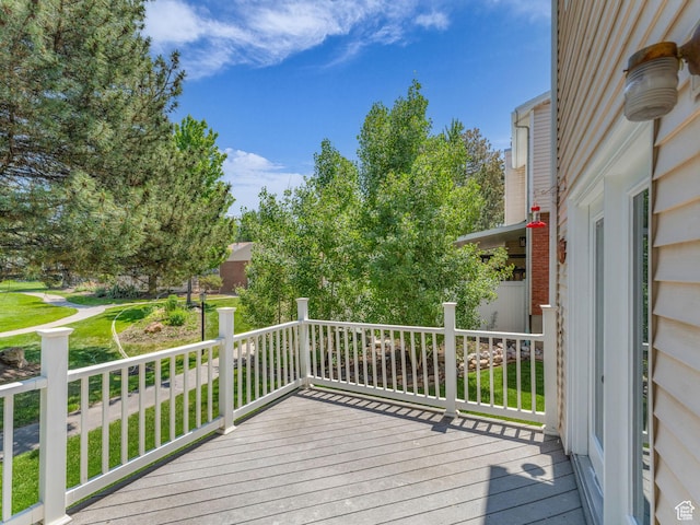8335 S 1050 E, Sandy, UT 84094 - view of wooden deck
