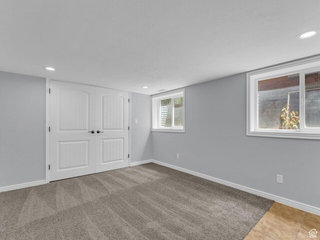 8335 S 1050 E, Sandy, UT 84094 - below grade area with baseboards and recessed lighting