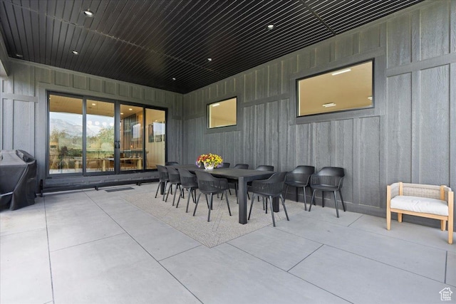 11527 S River Front Pkwy W, South Jordan, UT 84095 - view of patio / terrace featuring outdoor dining space and area for grilling