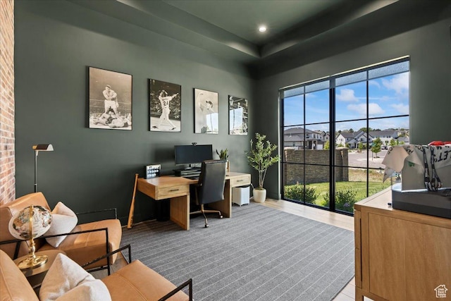 11527 S River Front Pkwy W, South Jordan, UT 84095 - home office with a tray ceiling