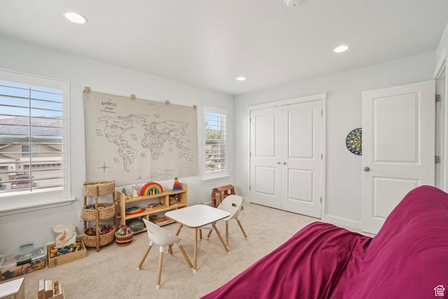 157 N Keogh Ln W, Ogden, UT 84404 - playroom featuring plenty of natural light, carpet flooring, and recessed lighting