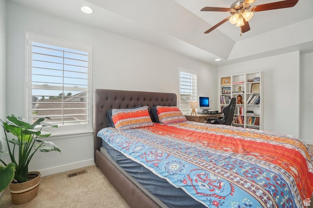 157 N Keogh Ln W, Ogden, UT 84404 - carpeted bedroom with recessed lighting, baseboards, and a ceiling fan
