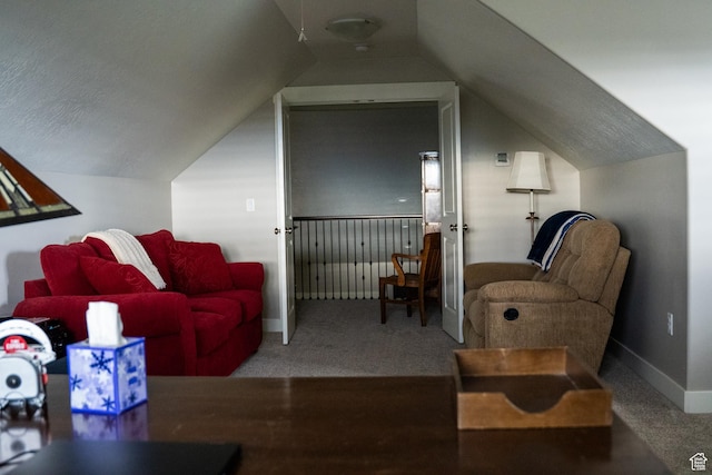 66 N 325th St E, Farmington, UT 84025 - additional living space with lofted ceiling, carpet, and baseboards